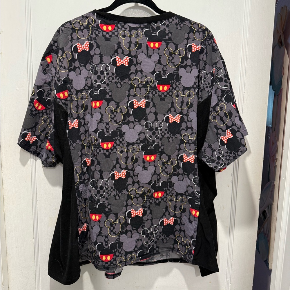 Disney Mickey Minnie Mouse Scrub Top 4xl